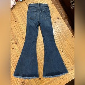 High rise flair jeans